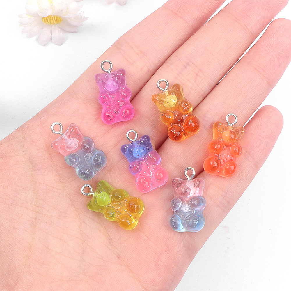 60pcs Dual Color Resin Bear Sh – обзор и цена Resin Art Supplies