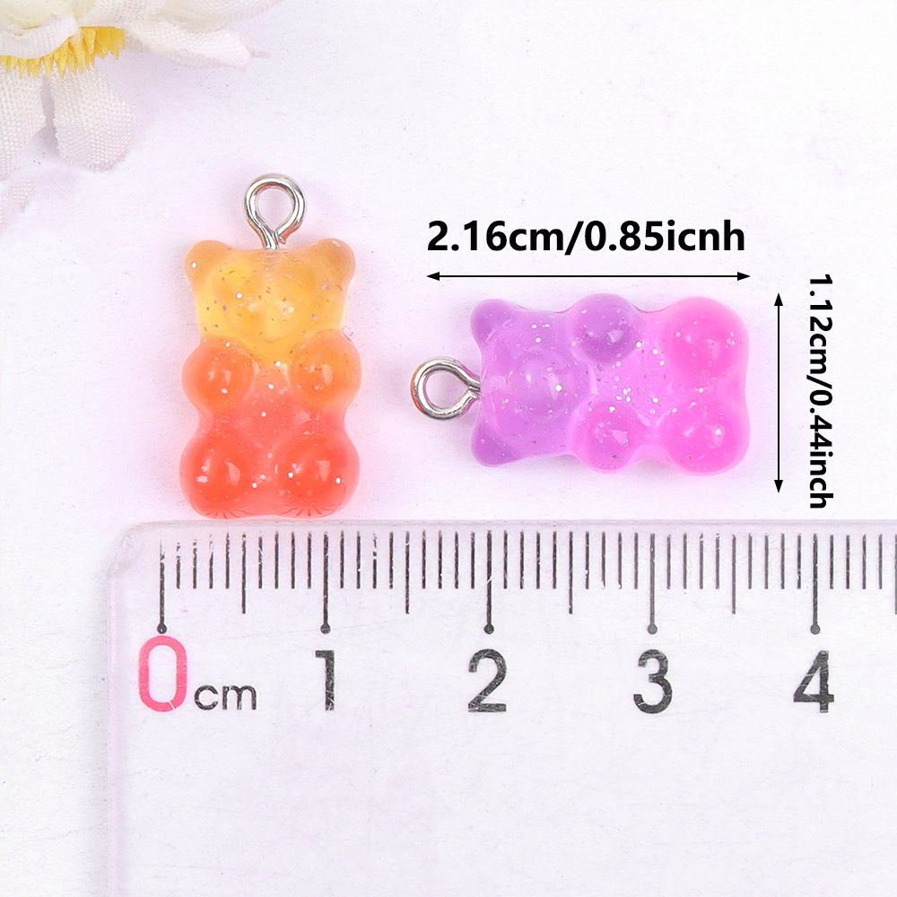 60pcs Dual Color Resin Bear Sh – обзор и цена Resin Art Supplies