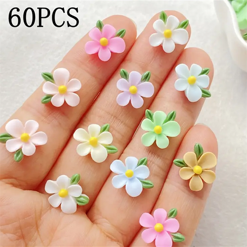 60pcs Mixed Resin Mini Colorfu – обзор и цена Resin Art With Rose