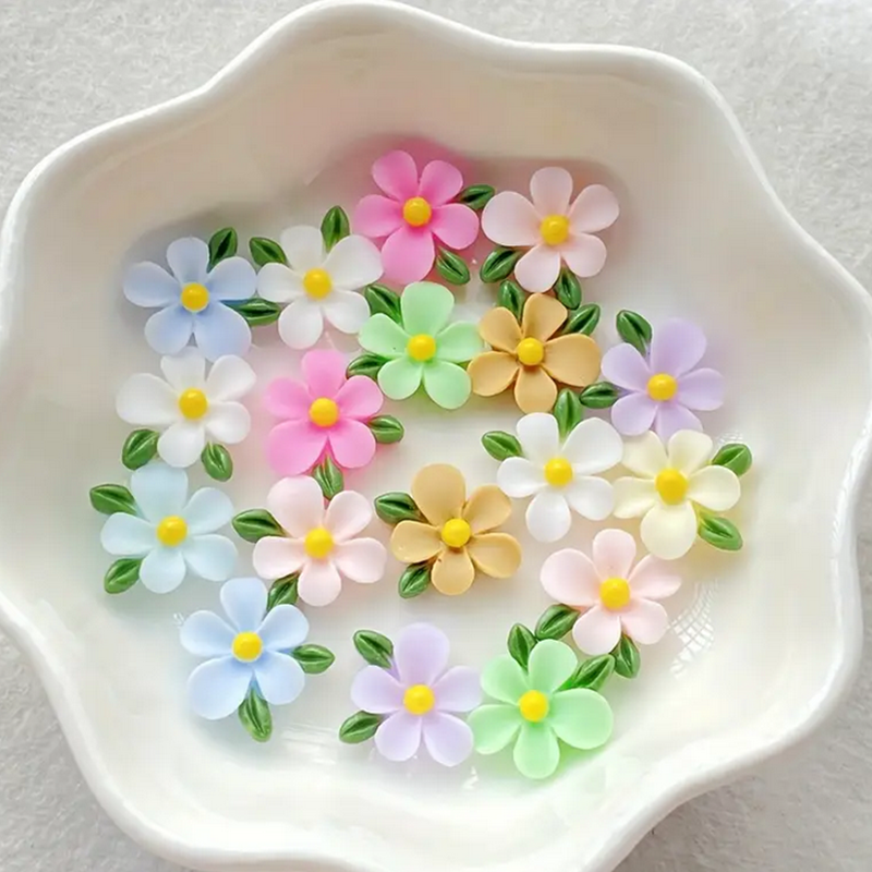 60pcs Mixed Resin Mini Colorfu – обзор и цена Resin Art With Rose