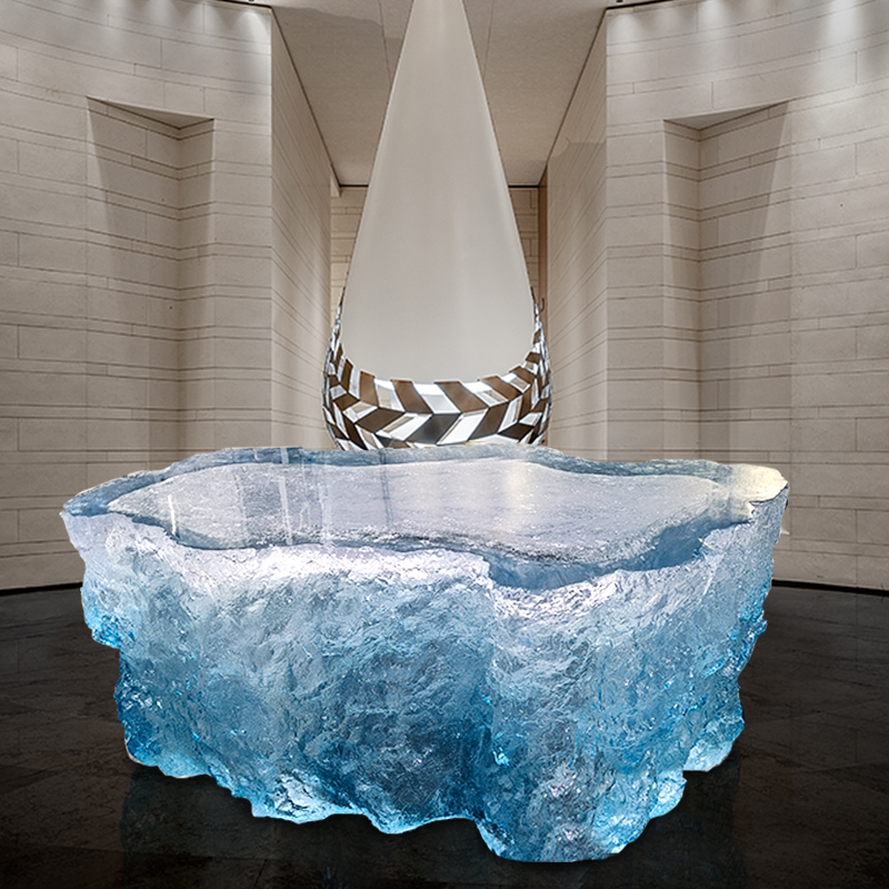 *Modern Minimalist Design Scul – обзор и цена Resin Art Coffee Table