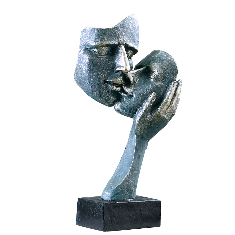 Kissing Face Mask Sculpture, H – обзор и цена Resin Art Unique Ideas