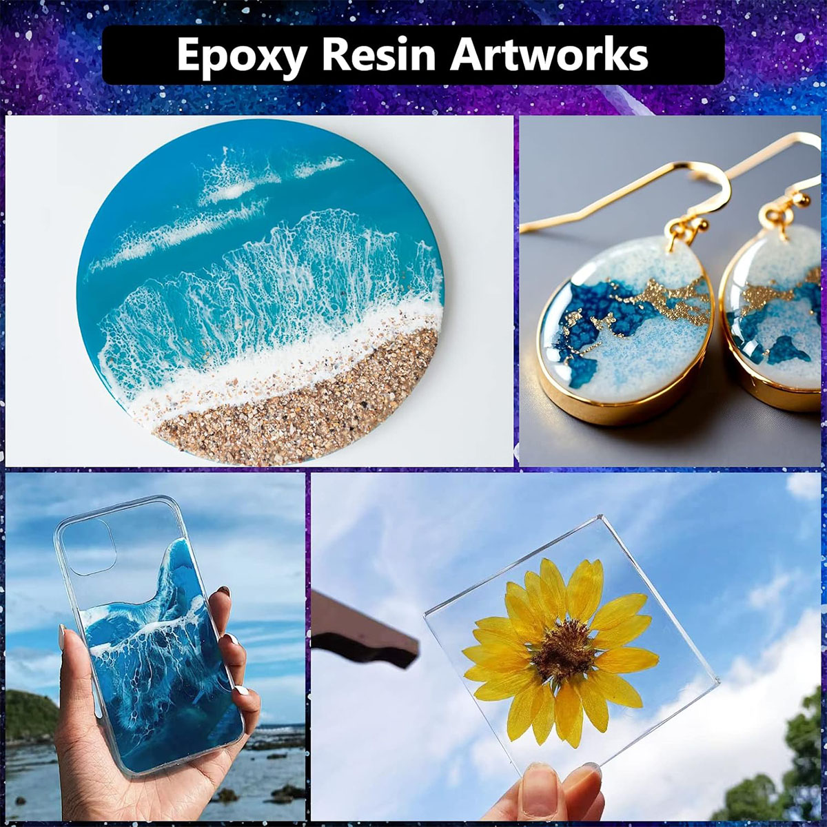 1000ml Crystal Clear Epoxy Res – обзор и цена Resin Art Epoxy