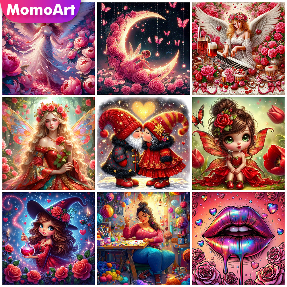 Momoart Diamond Mosaic Girl Po – обзор и цена Resin Art With Rose
