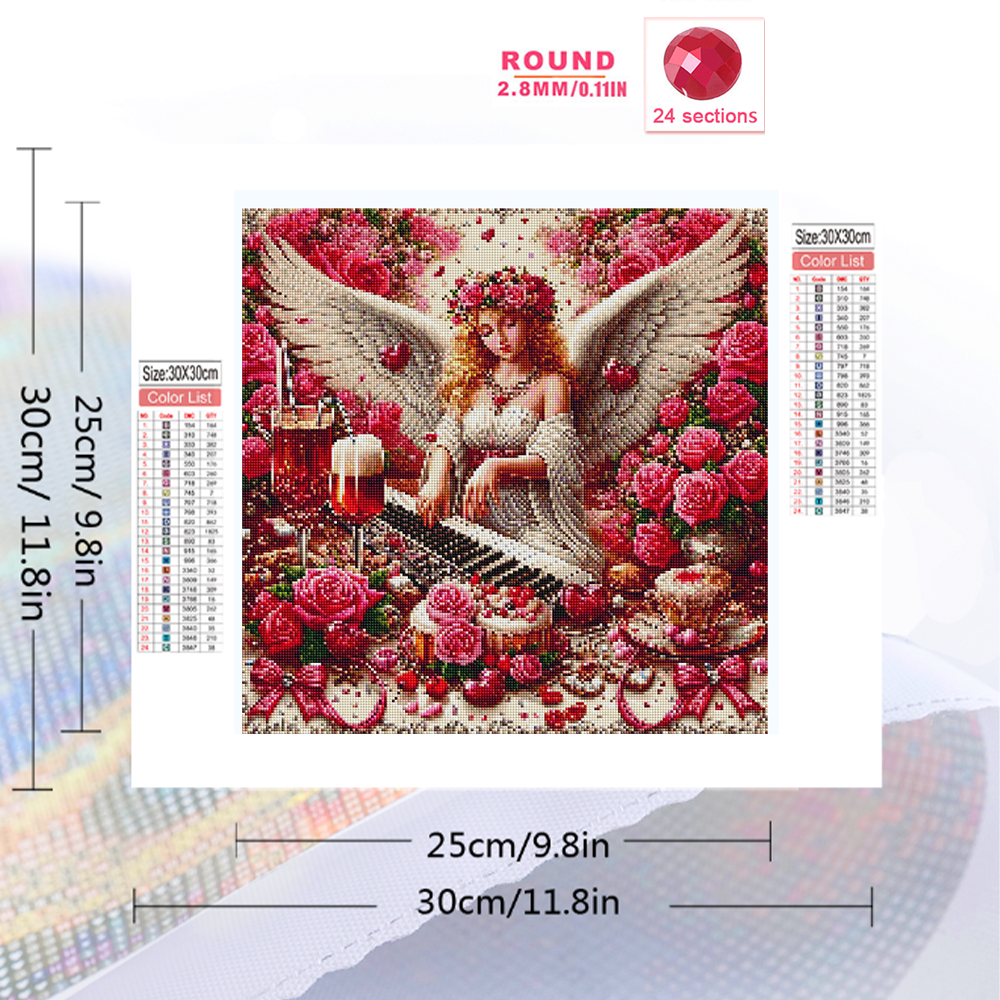 Momoart Diamond Mosaic Girl Po – обзор и цена Resin Art With Rose