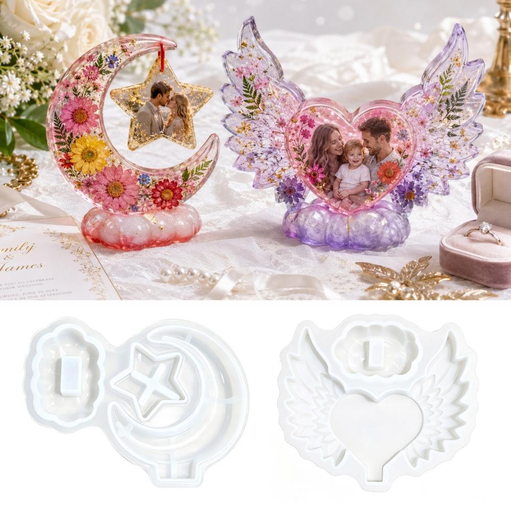 S0308 Heart Shaped Photo Frame – обзор и цена Resin Art Epoxy
