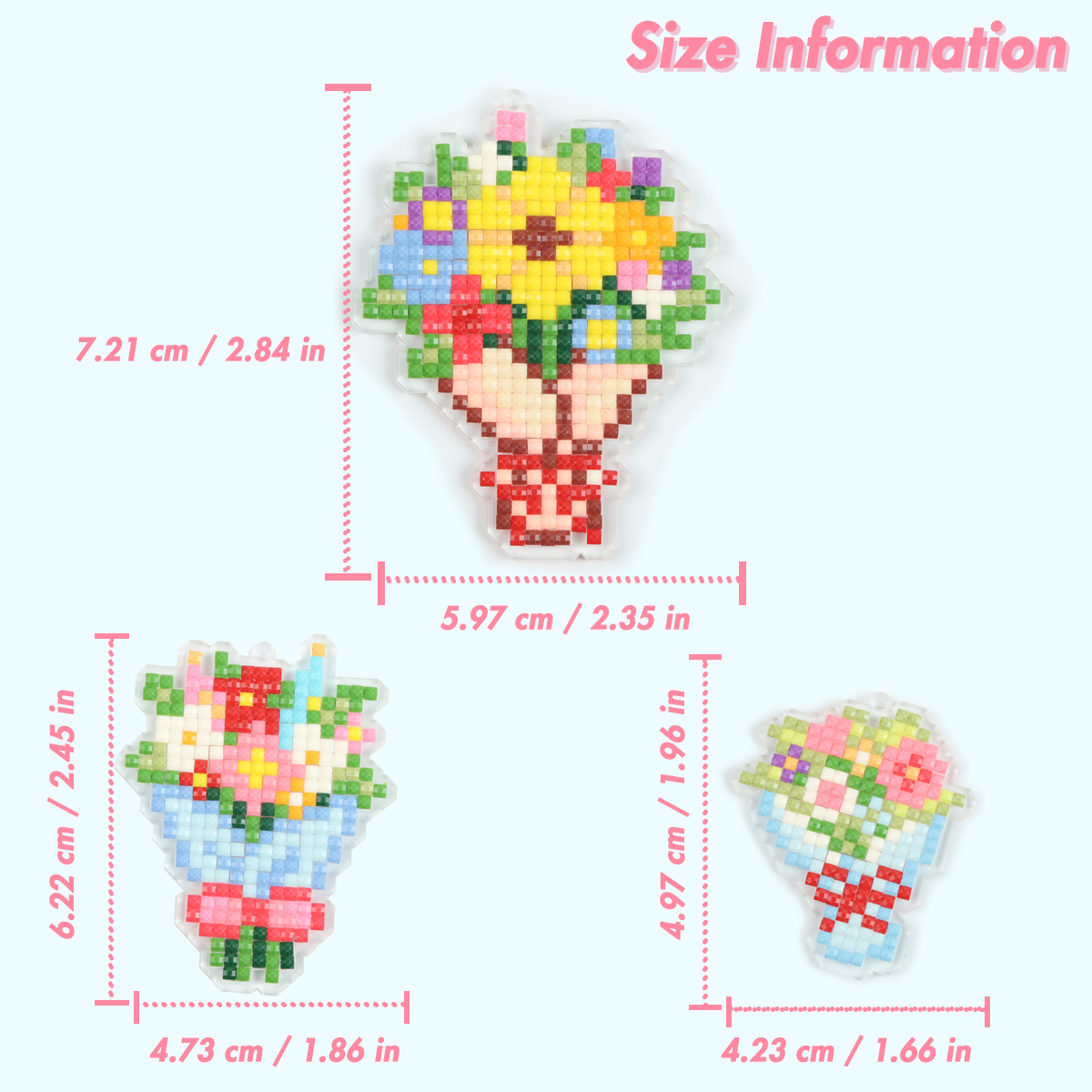 FOREVER YOUNG 3PCS Bouquet Acr – обзор и цена Resin Art Acrylic